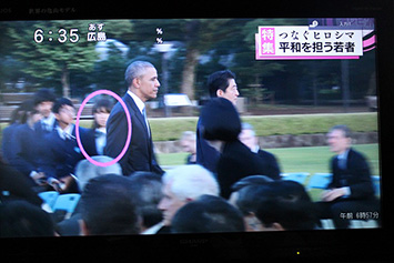 写真：広島テレビでの放送の様子4