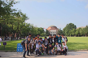 写真：清華大学短期留学の様子1