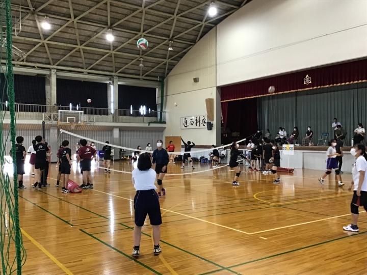 写真：2022年度盈進高等学校オープンスクールの様子