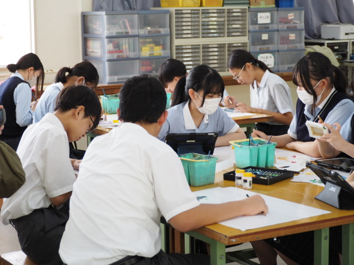 写真：2024年度盈進高等学校オープンスクールの様子